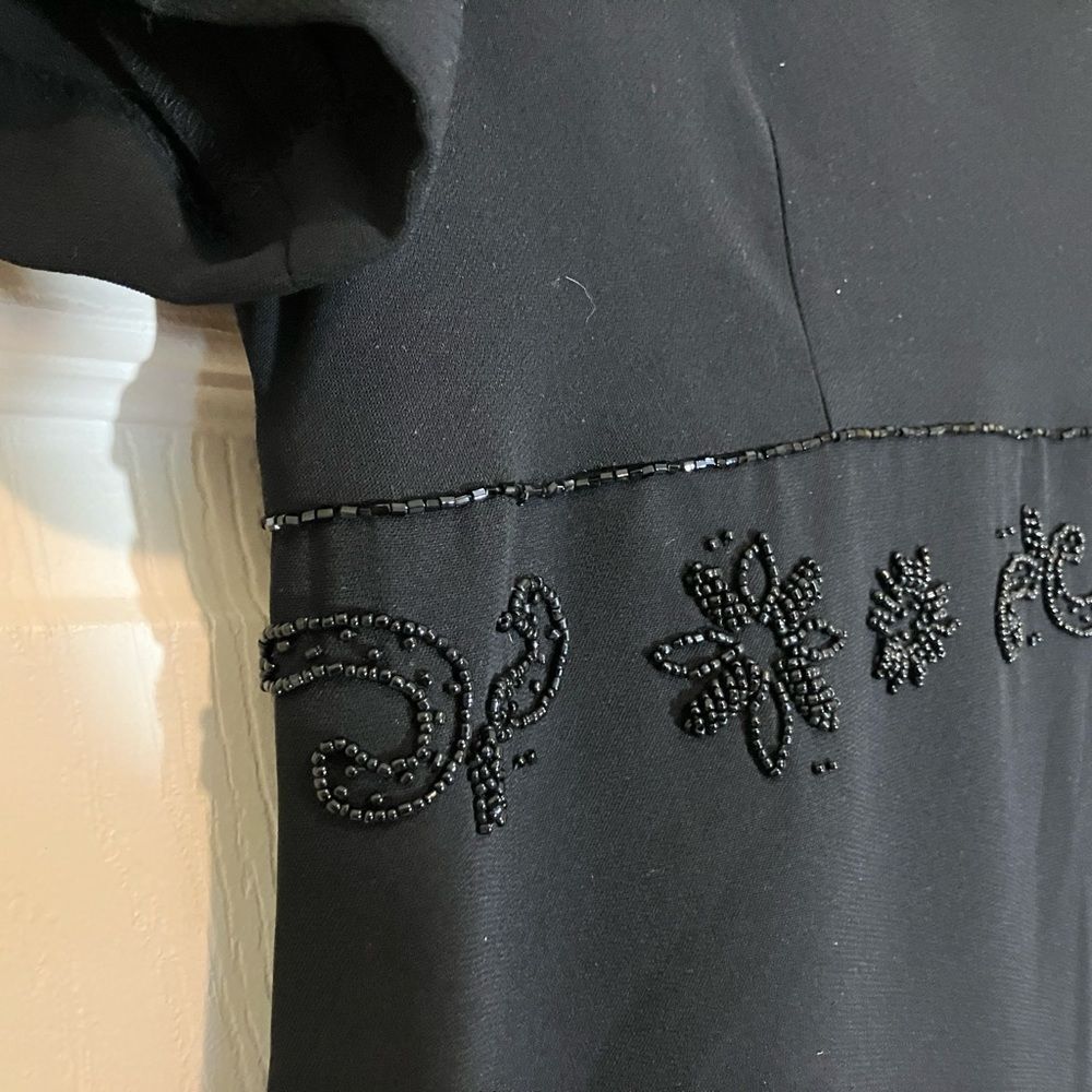Coldwater Creek midi length dress, beaded, excellent condition, size 10P - Picture 2 of 4